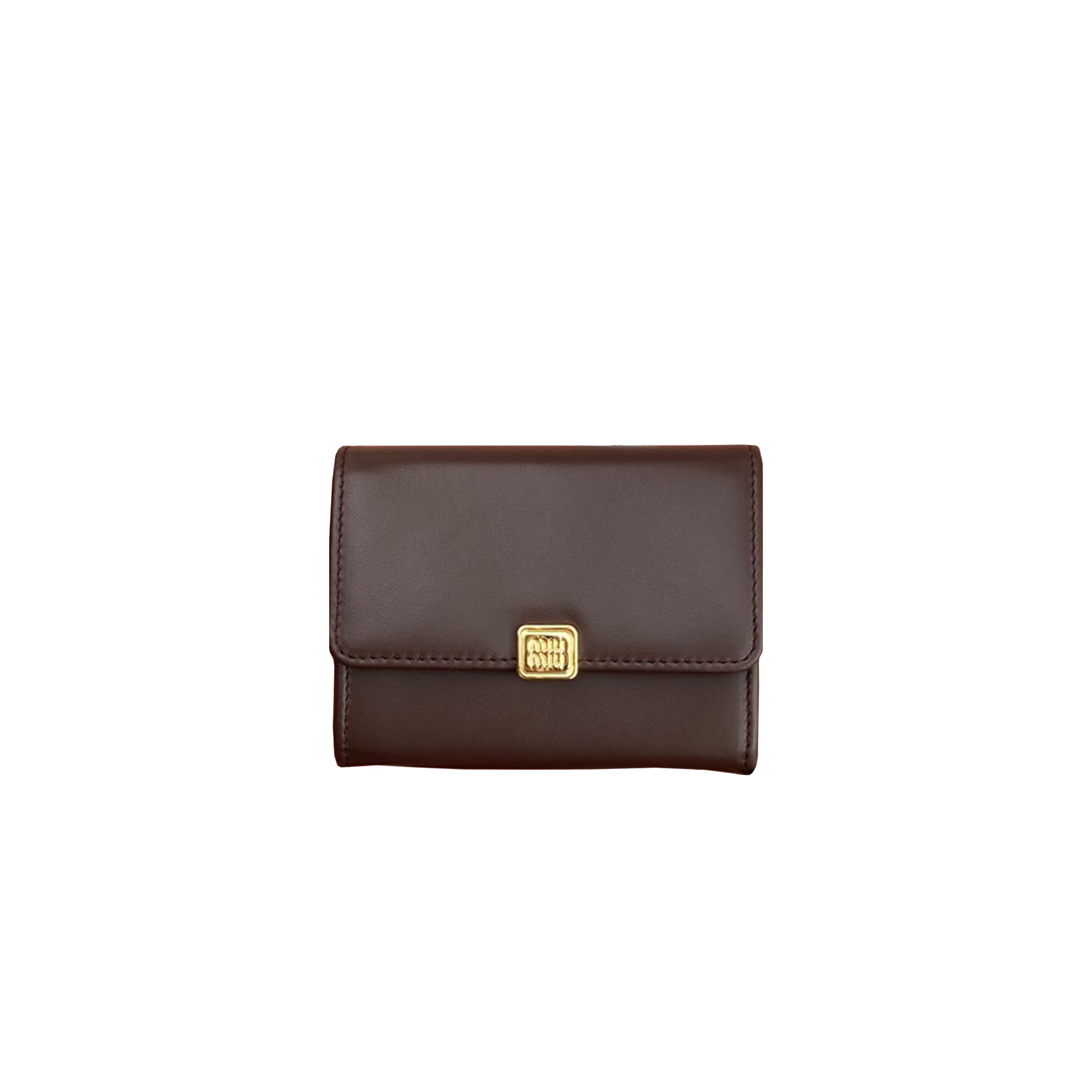 MIU MIU LEATHER CARD HOLDER WITH LOGO 5MC104 (10.2*8.5*2cm)